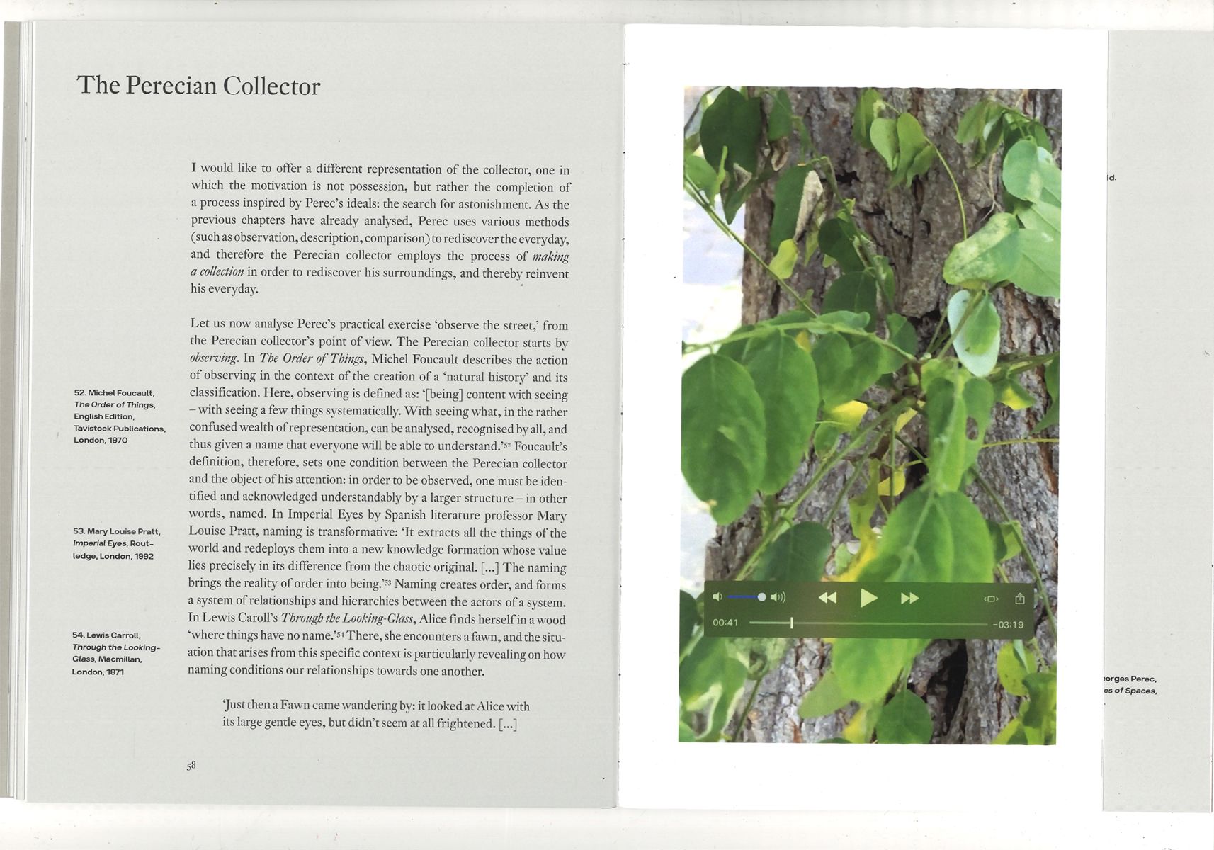 The Perecian Collection - A method to create a new reality of the everyday using conscious self-alienation